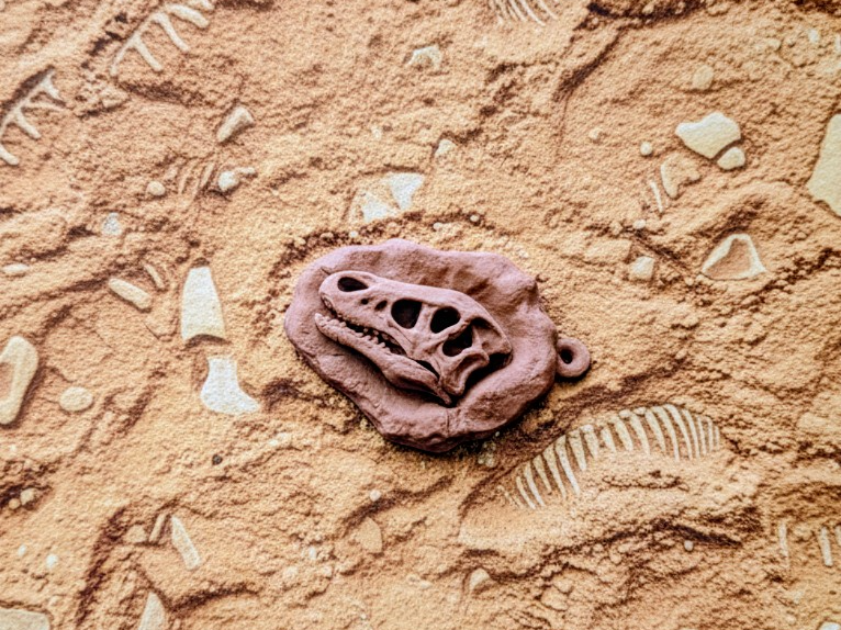 T-Rex Fossil Keyring