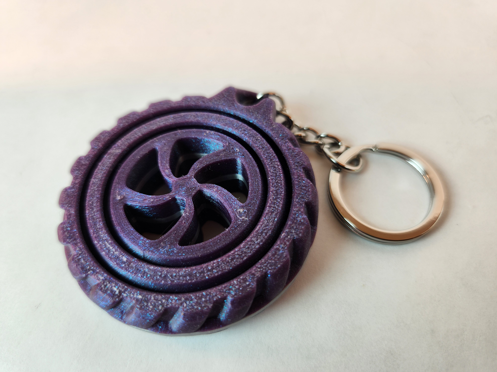 Fidget Wheel Keyring
