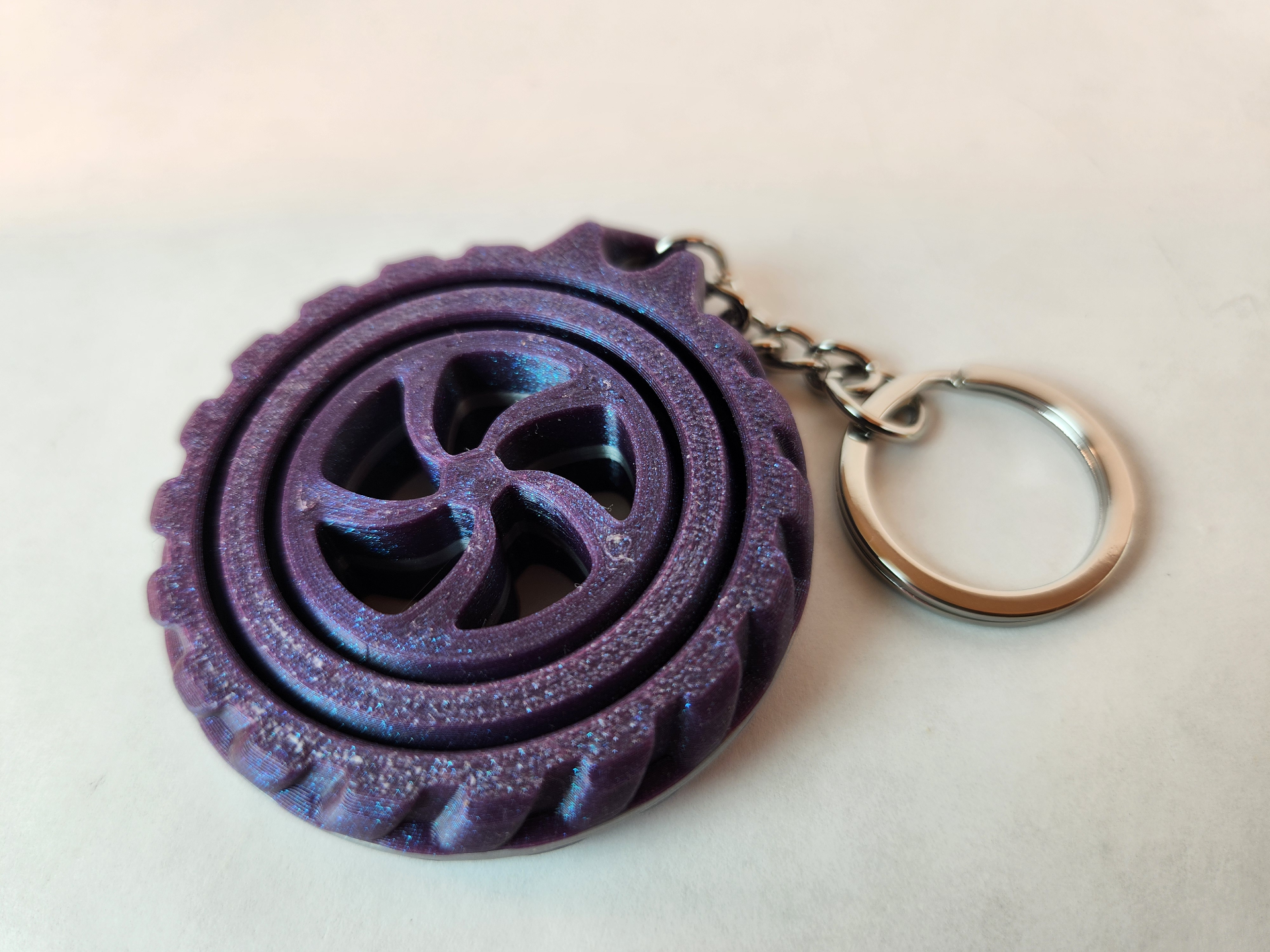 Fidget Wheel Keyring