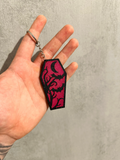 Bat Coffin Keyring