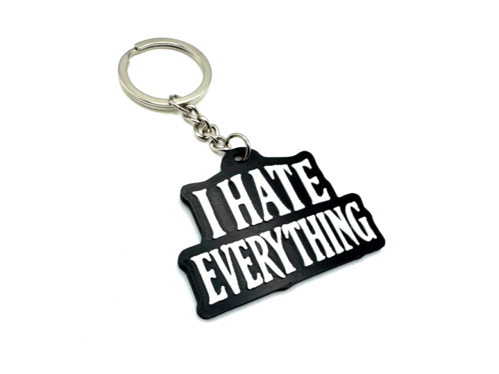 Nevermore Keyring