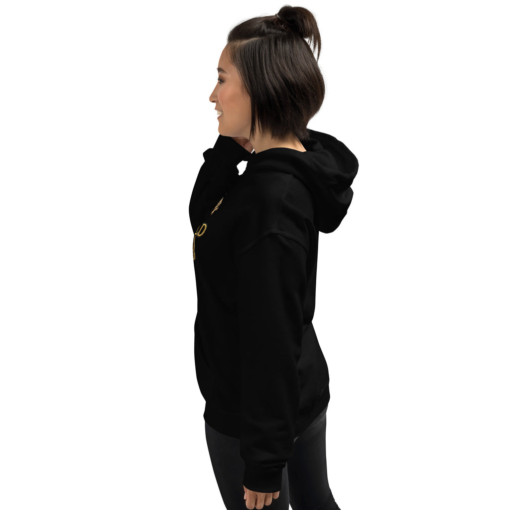Emerald Hex Unisex Hoodie - Vortex Forge