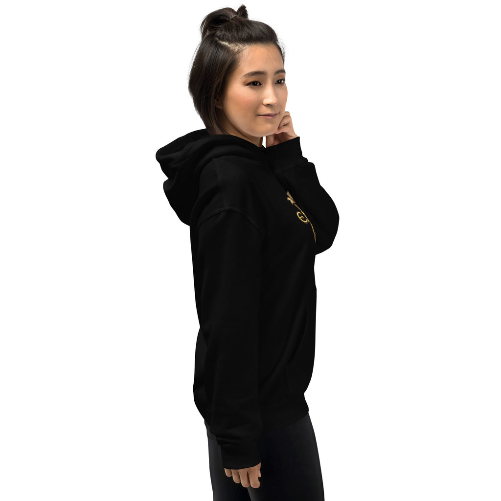 Emerald Hex Unisex Hoodie - Vortex Forge