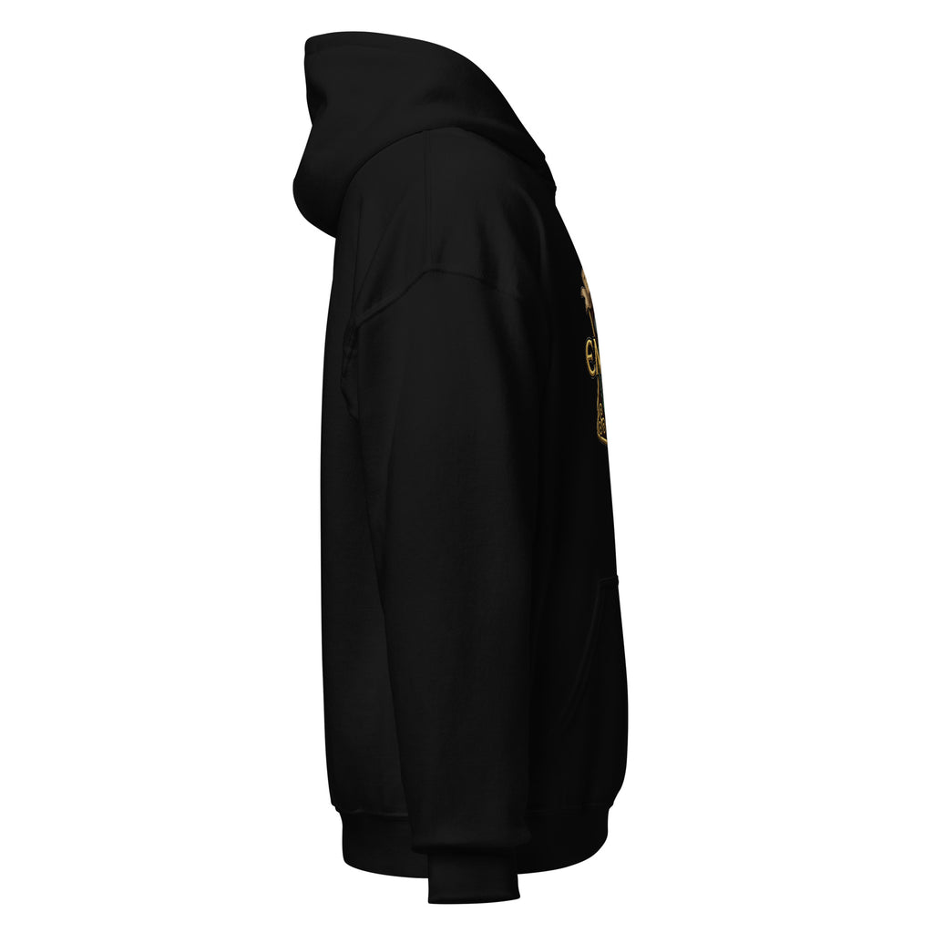 Emerald Hex Unisex Hoodie - Vortex Forge